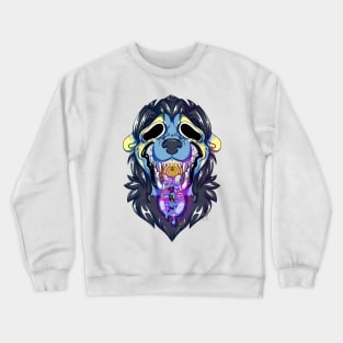 Psychedelic art tongue Crewneck Sweatshirt